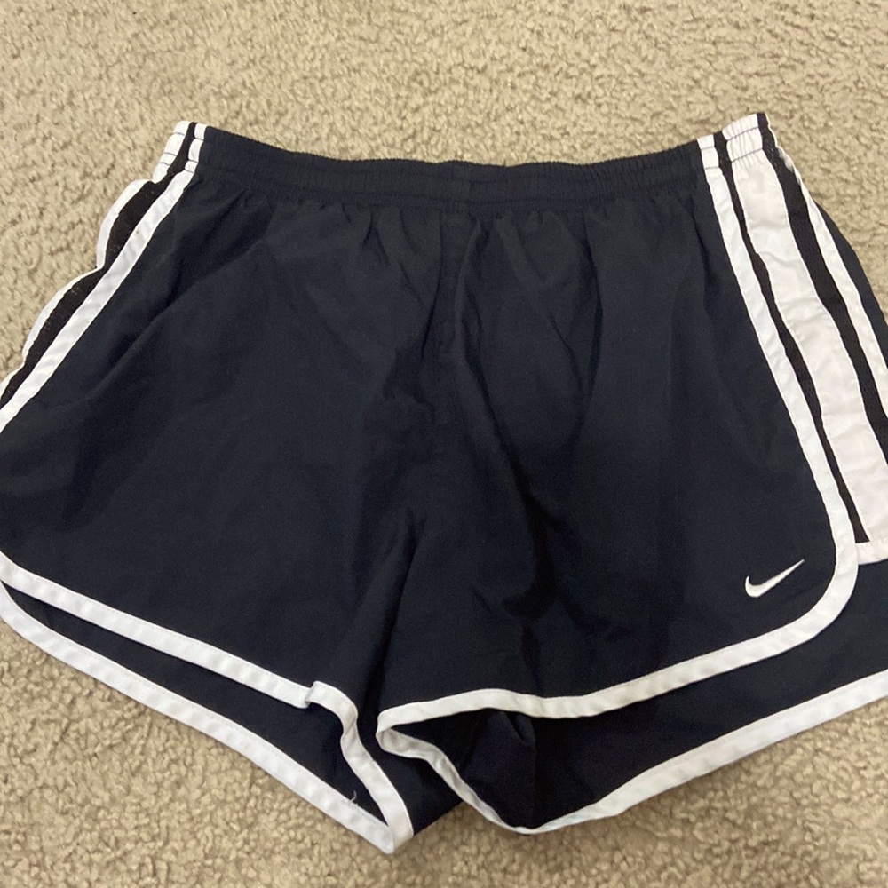 Black and white Nike shorts
